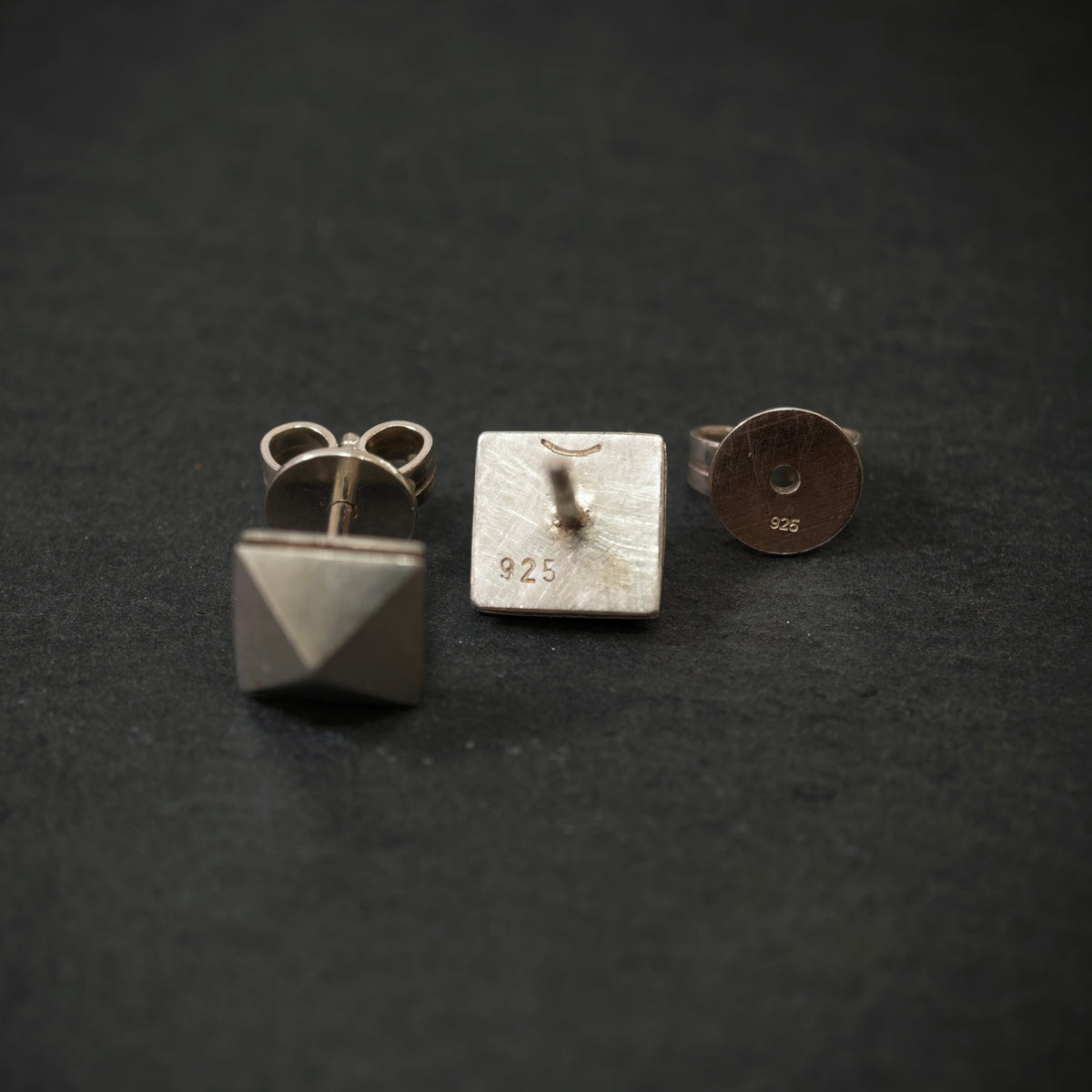 Handgefertigte Ohrstecker 925/- Silber
