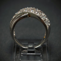 Ring 925/- Silber mit 25 Zirkonias