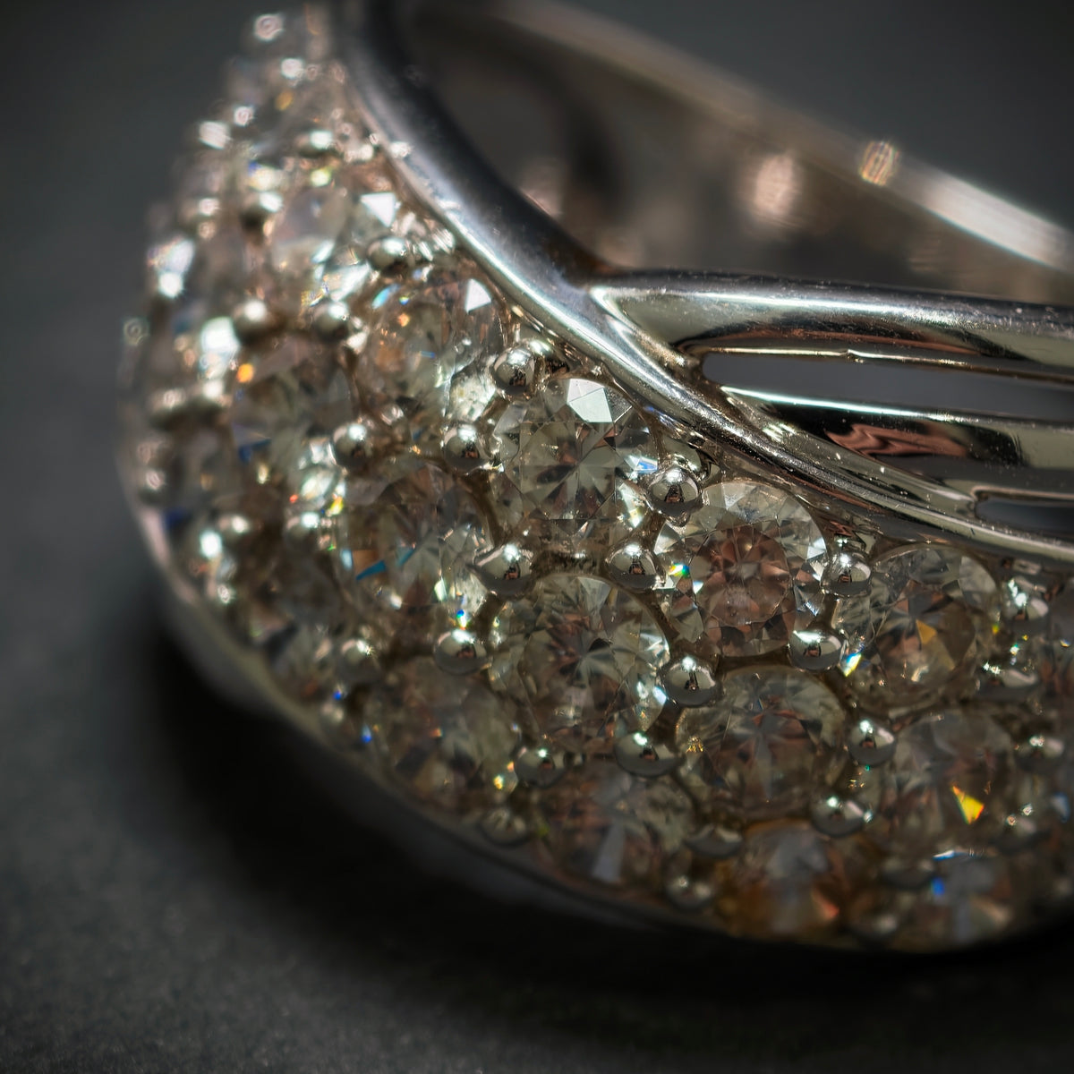 Ring 925/- Silber mit 25 Zirkonias