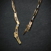 Armband 750/- Gelbgold 925/- Silber mit 16 Diamanten