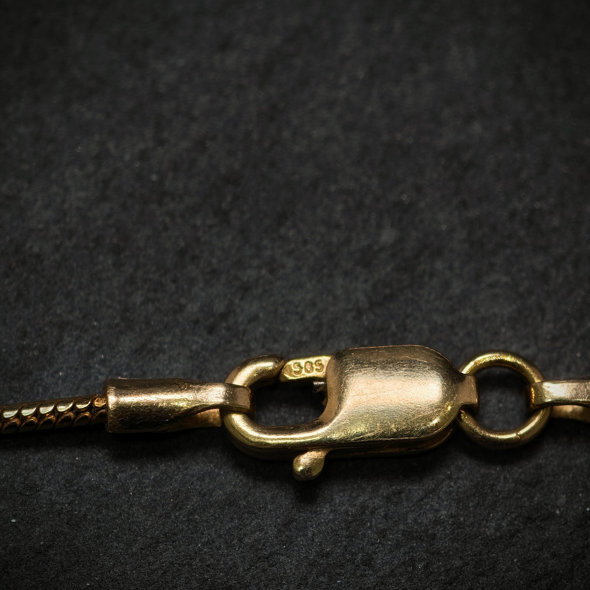Schlangenkette 585/- Gelbgold