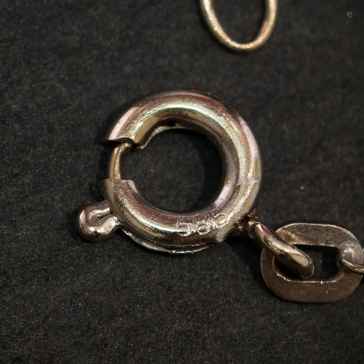Panzerkette 585/- Weißgold