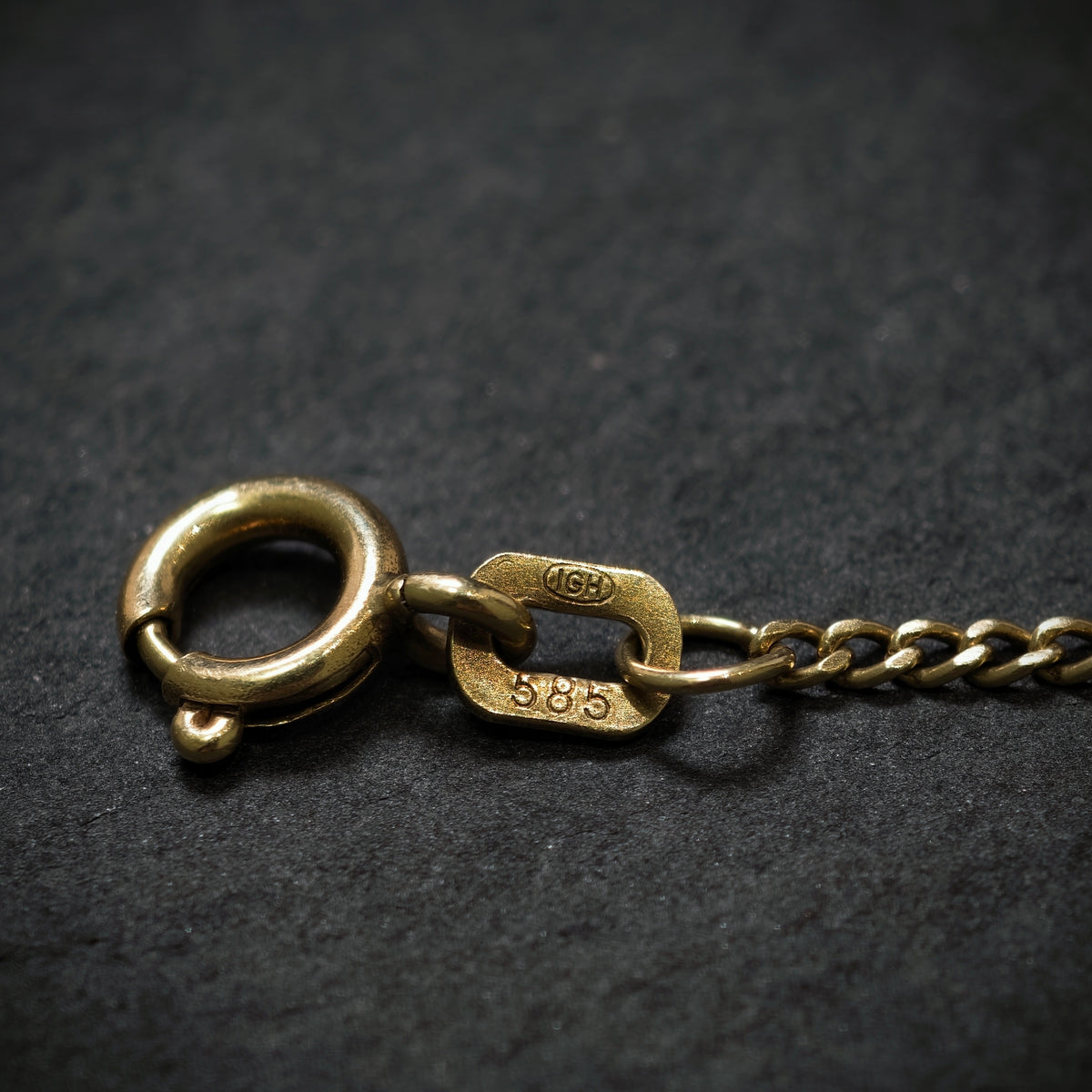 Panzerkette 585/- Gelbgold