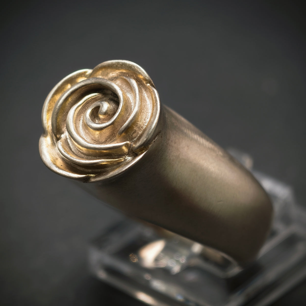 Handgefertigter Ring ,,Rose'' 925/- Silber
