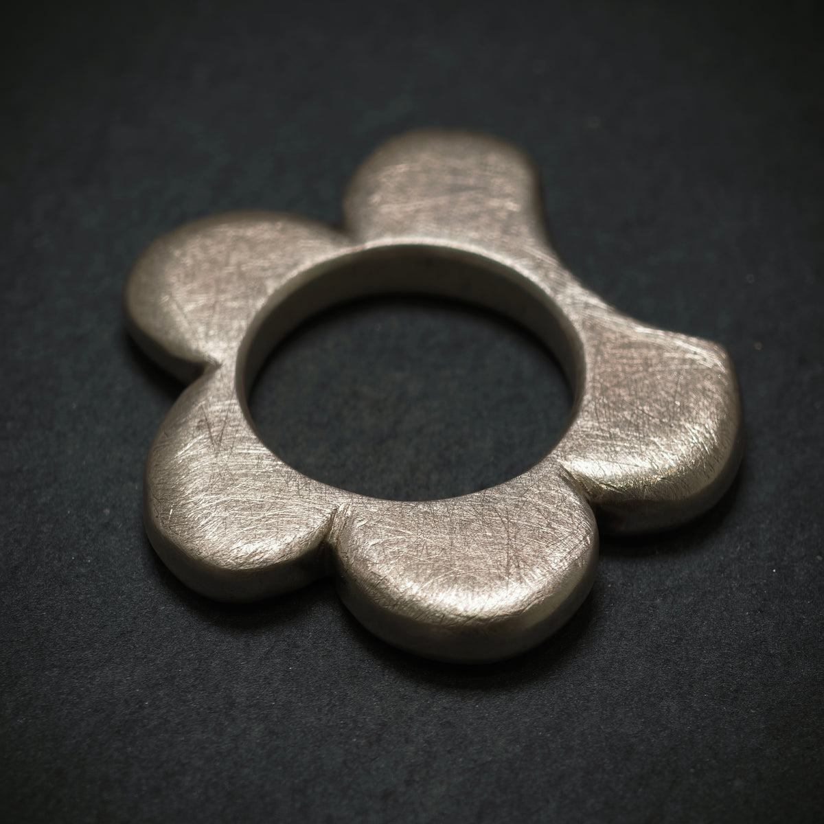Handgefertigter Ring ,,Blume'' 925/- Silber