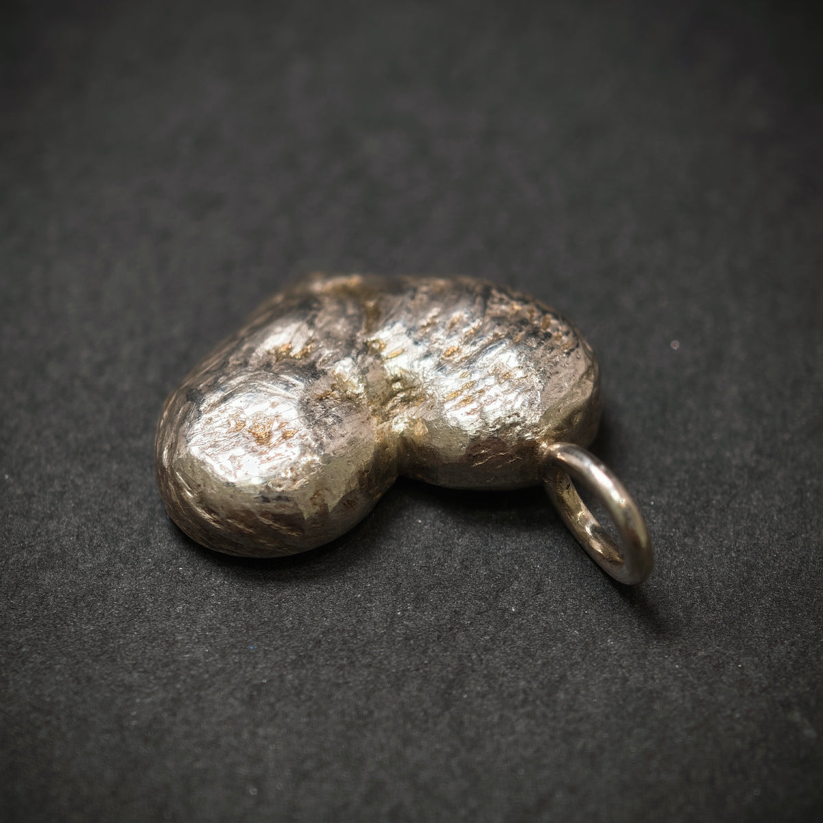 Handgefertigter Anhänger ,,Herz'' 925/- Silber