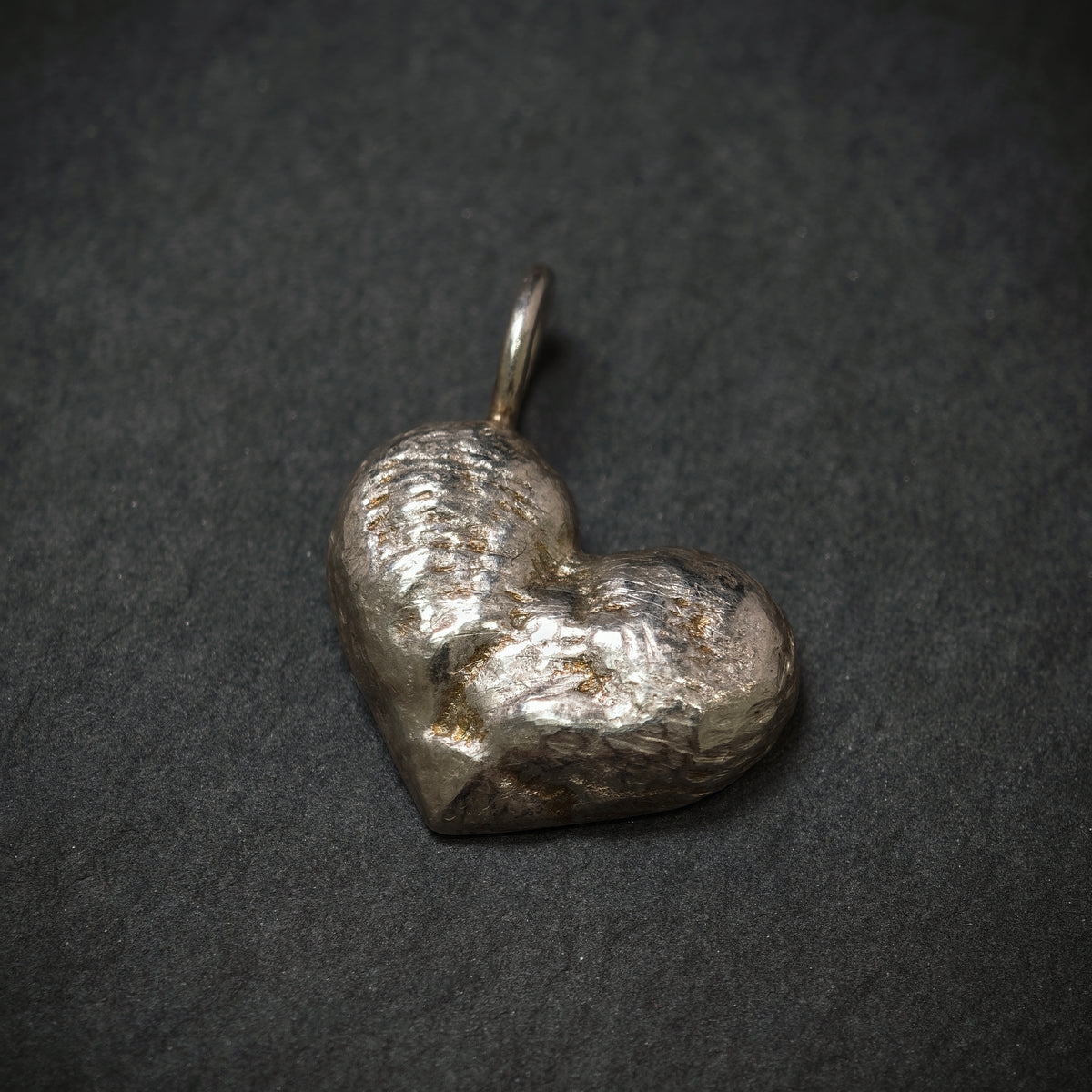 Handgefertigter Anhänger ,,Herz'' 925/- Silber