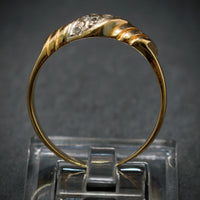 Ring 585/- Gelbgold mit 8 Diamanten