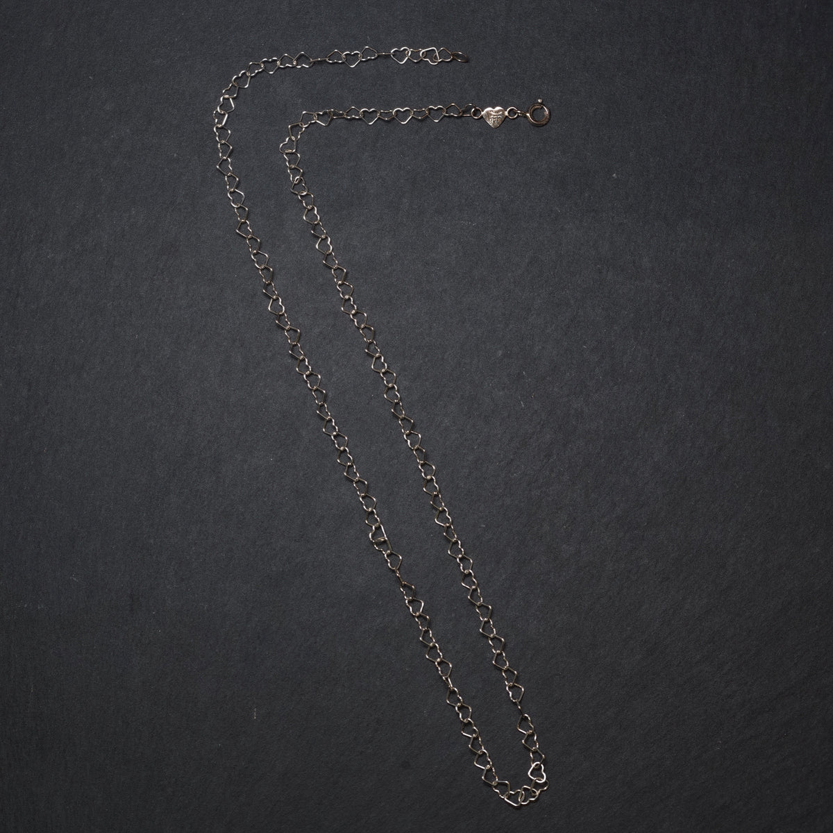 Handgefertigte Kette ,,Herzchen'' 925/- Silber