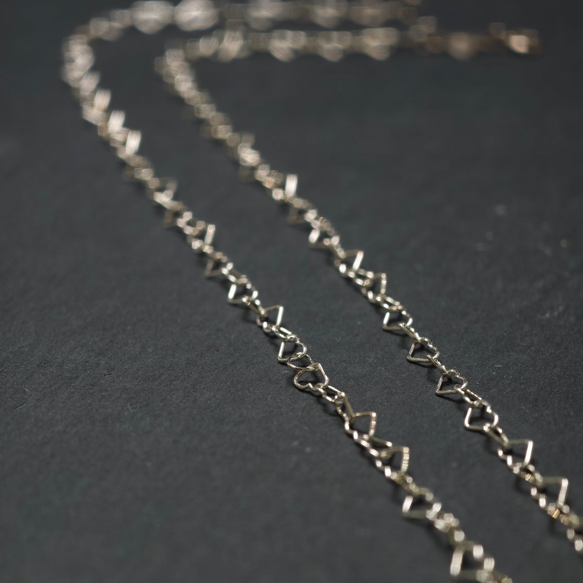 Handgefertigte Kette ,,Herzchen'' 925/- Silber