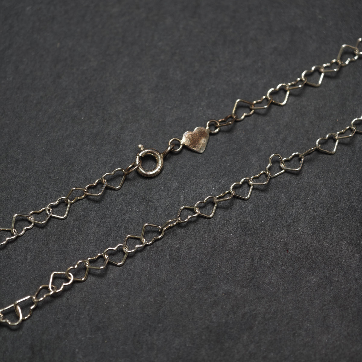 Handgefertigte Kette ,,Herzchen'' 925/- Silber