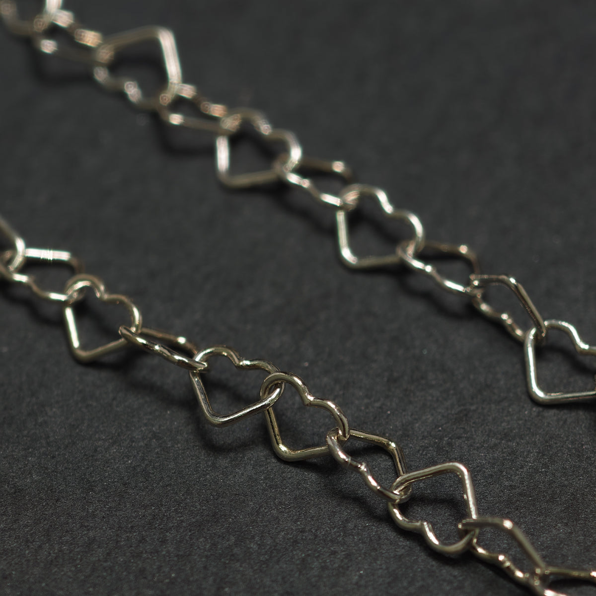 Handgefertigte Kette ,,Herzchen'' 925/- Silber