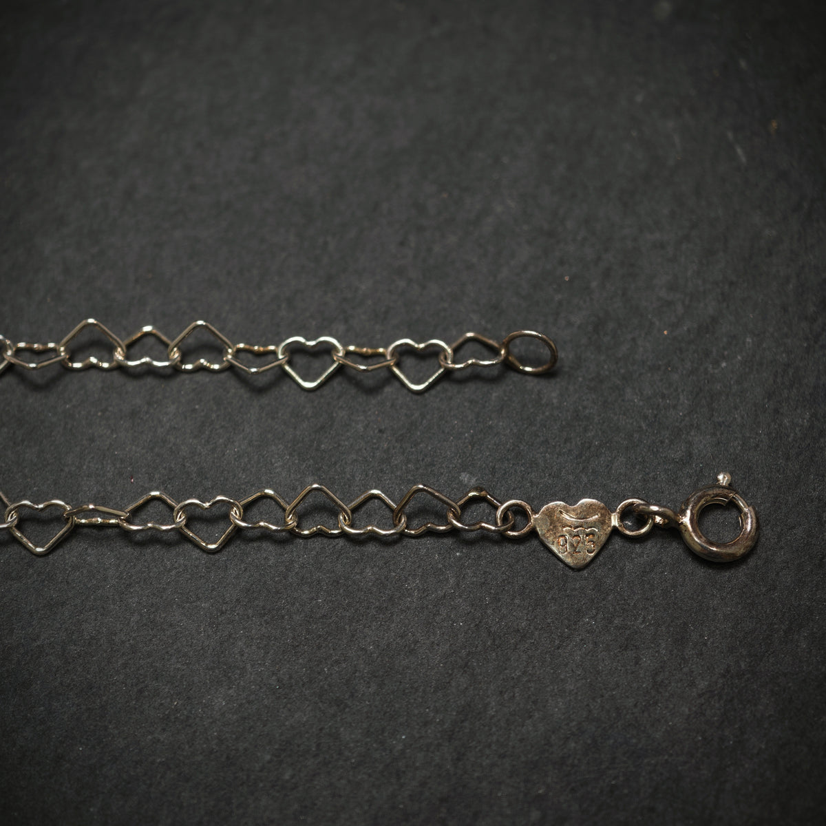 Handgefertigte Kette ,,Herzchen'' 925/- Silber