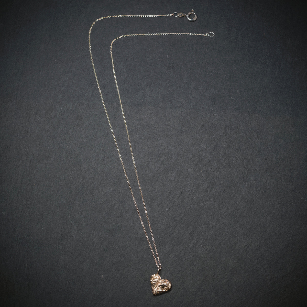 Handgefertigte Kette ,,Herz'' 925/- Silber