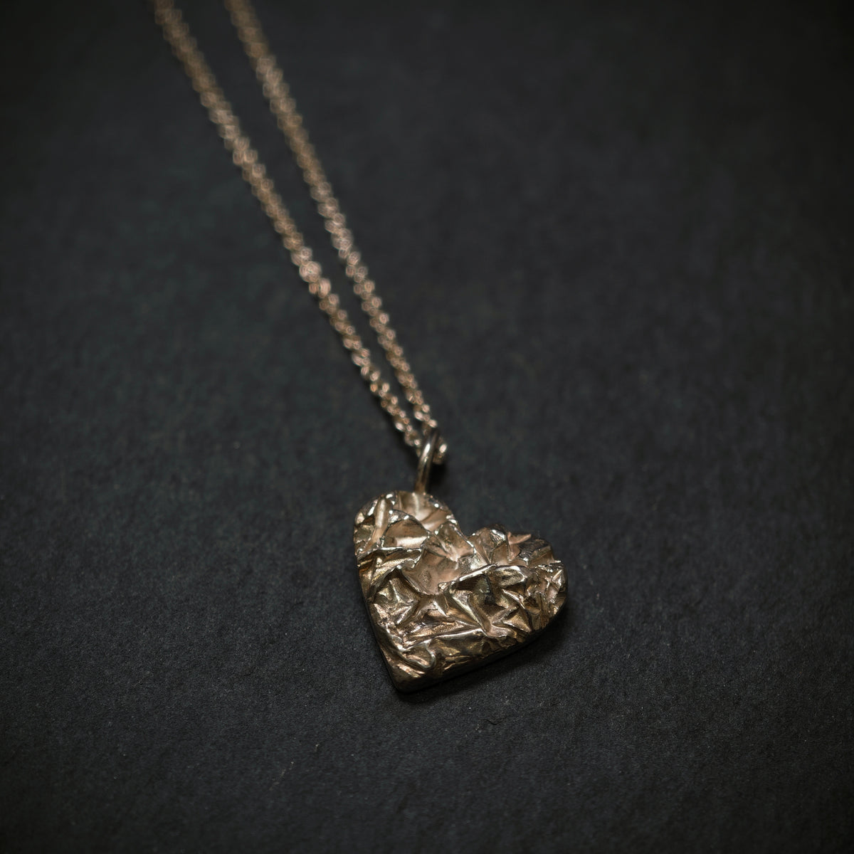 Handgefertigte Kette ,,Herz'' 925/- Silber