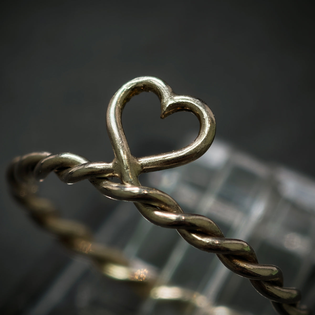 Handgefertigter Ring ,,Herz'' 925/- Silber