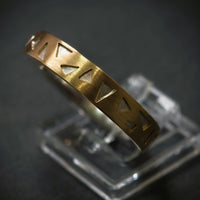 Handgefertigter Ring 750/- Gelbgold 925/- Silber