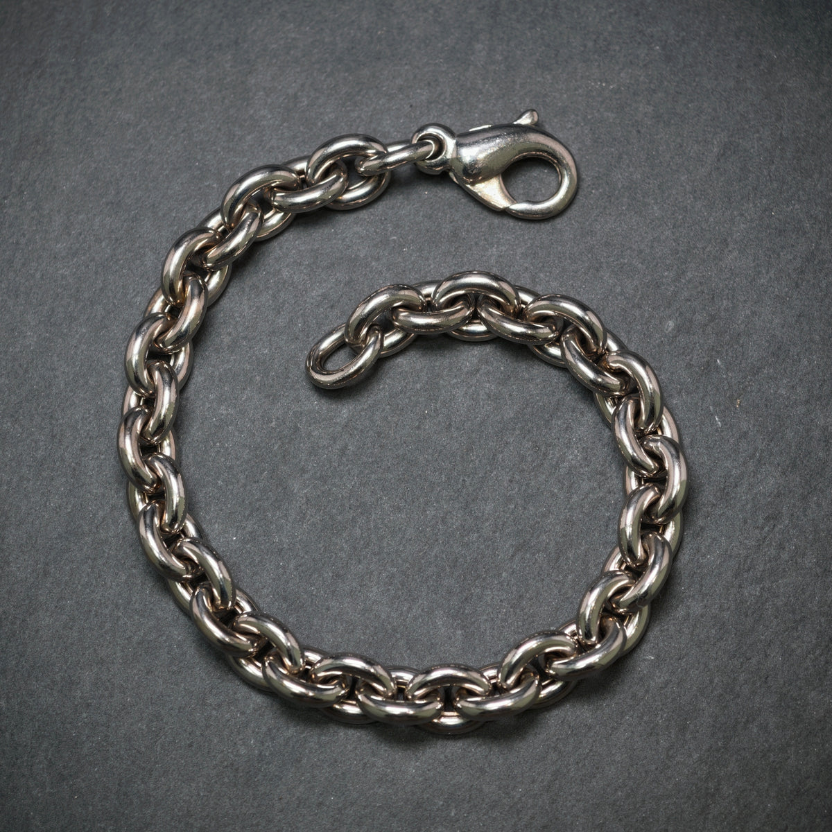 Handgefertigtes Erbsarmband 585/- Weißgold