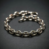 Handgefertigtes Erbsarmband 585/- Weißgold