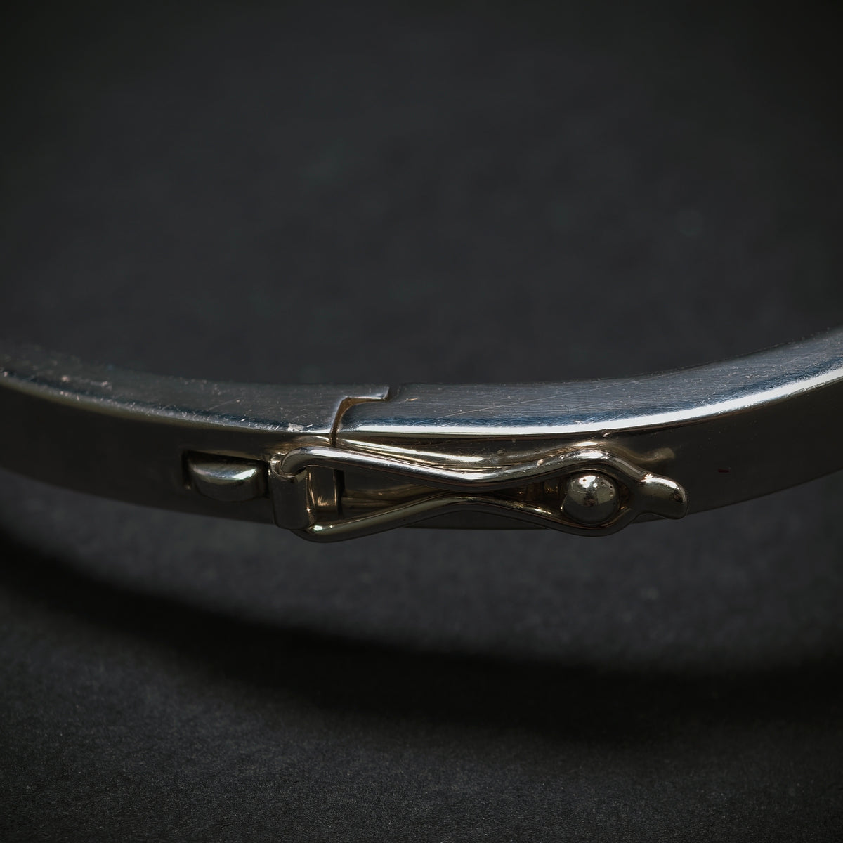 Armreif 925/- Silber mit 2 Zirkonias