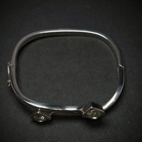Armreif 925/- Silber mit 2 Zirkonias