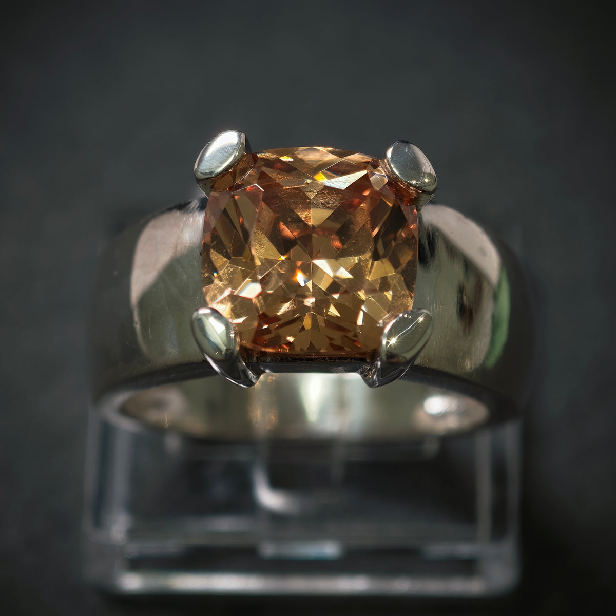 Ring 925/- Silber mit 1 Zirkonia