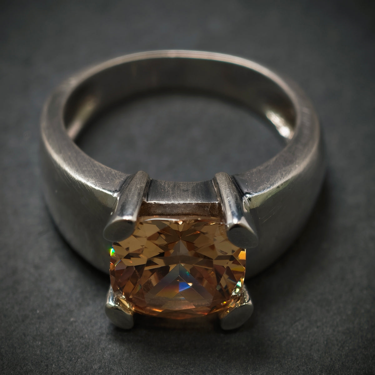 Ring 925/- Silber mit 1 Zirkonia