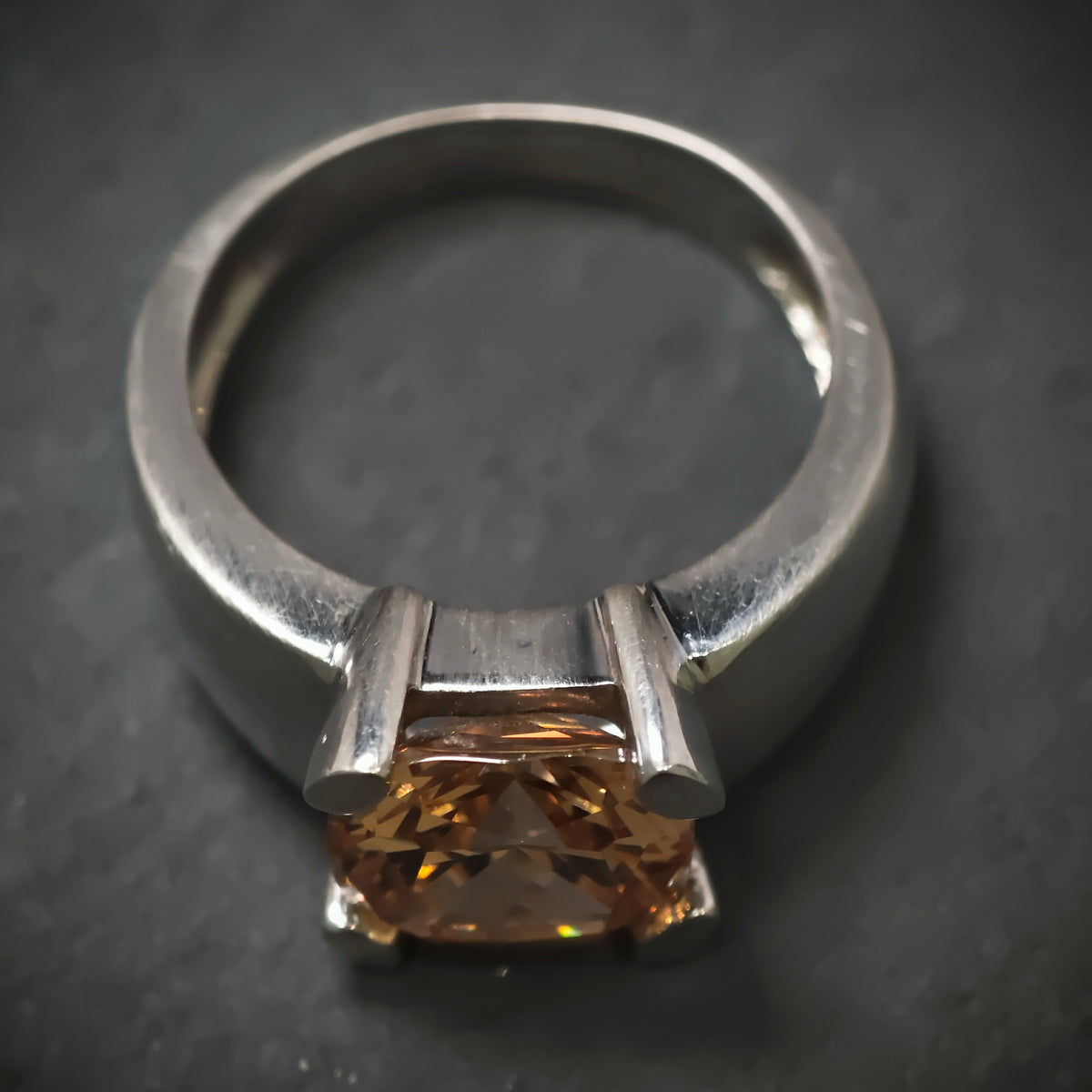 Ring 925/- Silber mit 1 Zirkonia