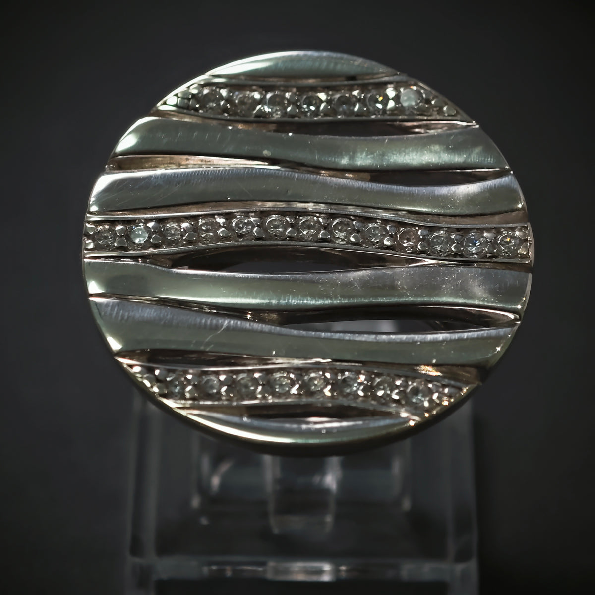 Ring 925/- Silber mit 28 Zirkonias
