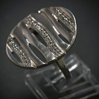 Ring 925/- Silber mit 28 Zirkonias