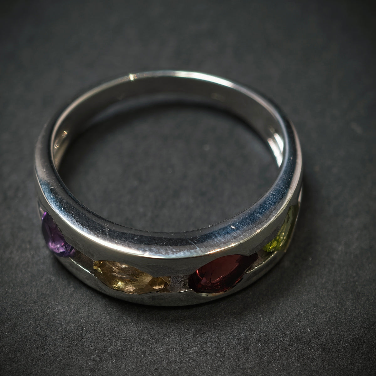 Ring 925/- Silber mit 4 Zirkonias