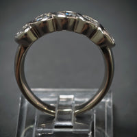 Titanring mit 5 Zirkonias