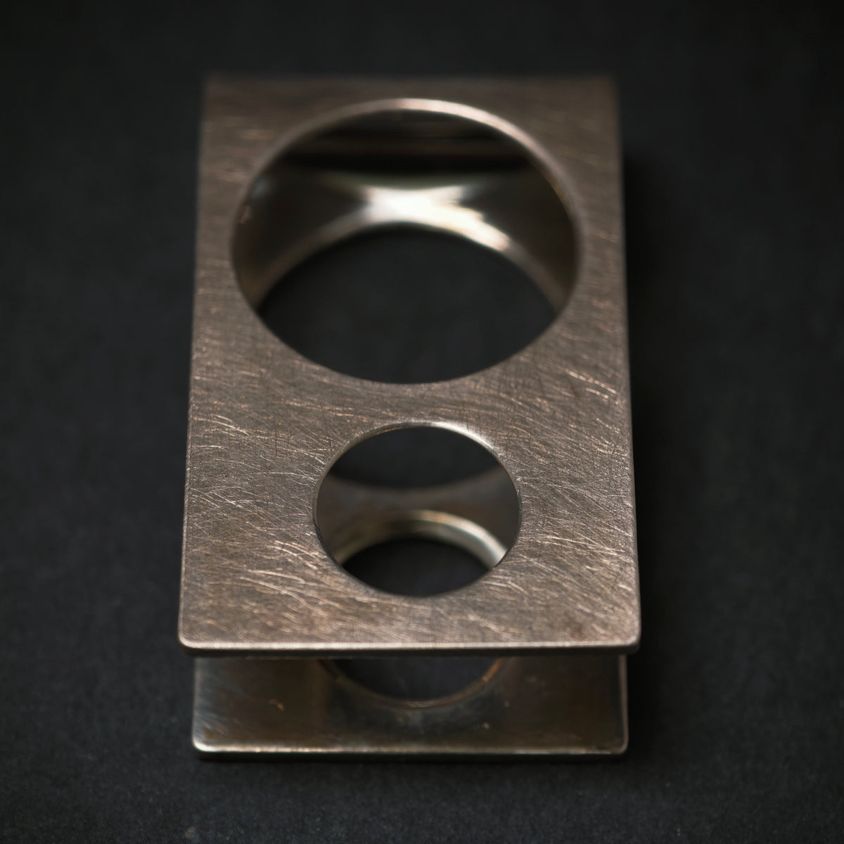 Handgefertigter Ring 925/- Silber mit 1 Rosenquarz